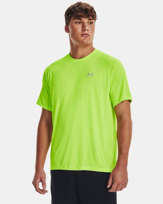 Camiseta de manga corta UA Tech™ Reflective para hombre, Green, pdpMainDesktop image number 0